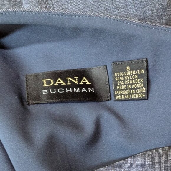 Dana Buchman Suit Skirt Great Fit Denim-blue sz 10 Perfect Condition, bonus top - Picture 14 of 14